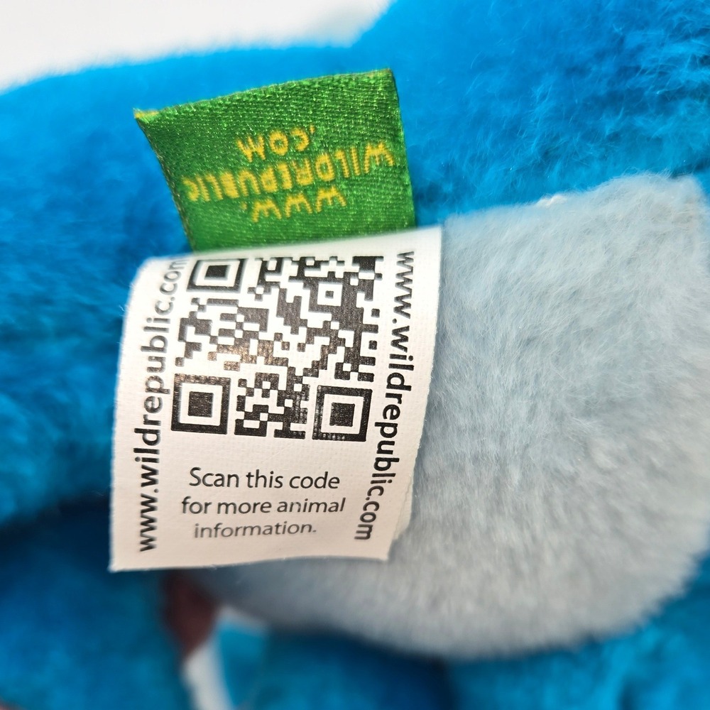 Wild Republic‎ Blue Triceratops Plush Dinosaur Stuffed Animal 2016 KM Intl - Picture 7 of 12